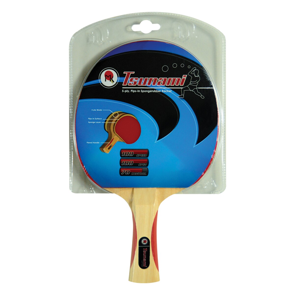 Butterfly Tsunami Racket (Pips-in 1.5mm)